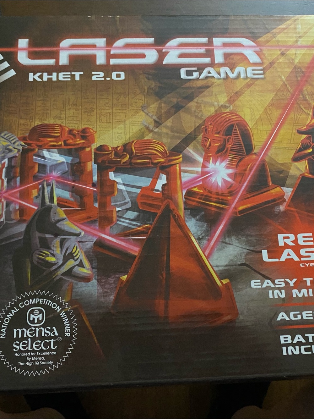 Khet 2.0 Laser Game - Red Strategy Board Game